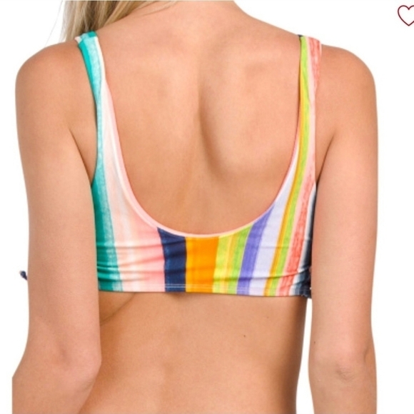 Body Glove Maxim Cropped Tank Bikini Top•L - Picture 2 of 12